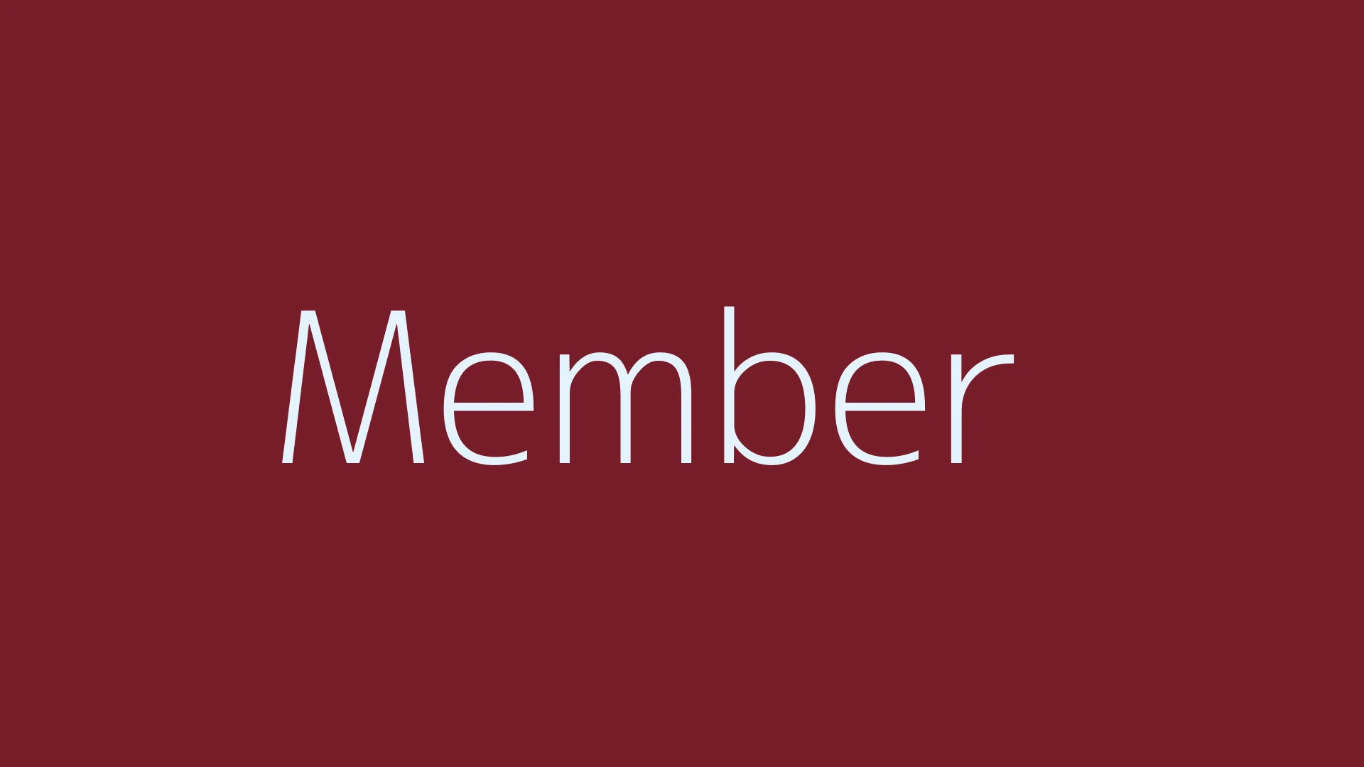 Member