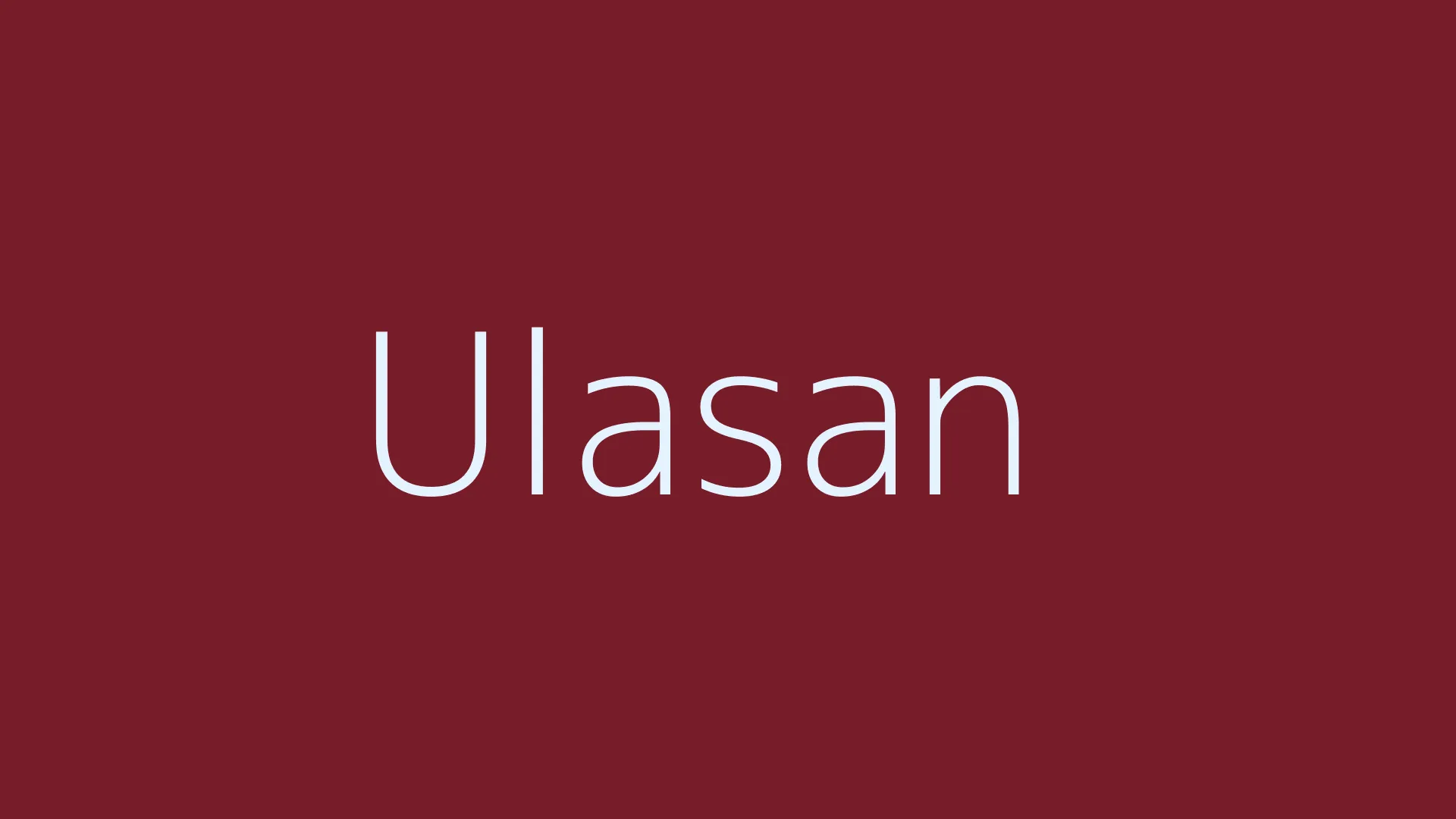 Ulasan