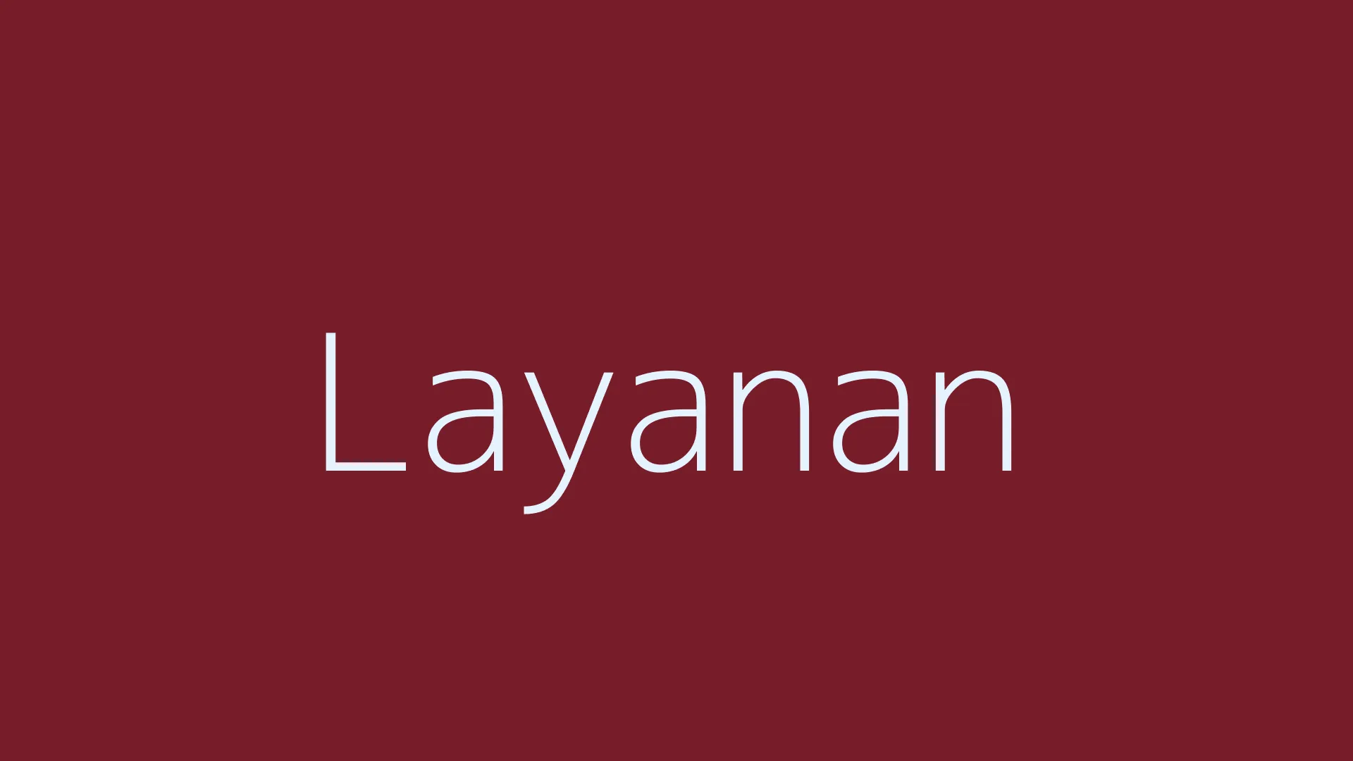 Layanan