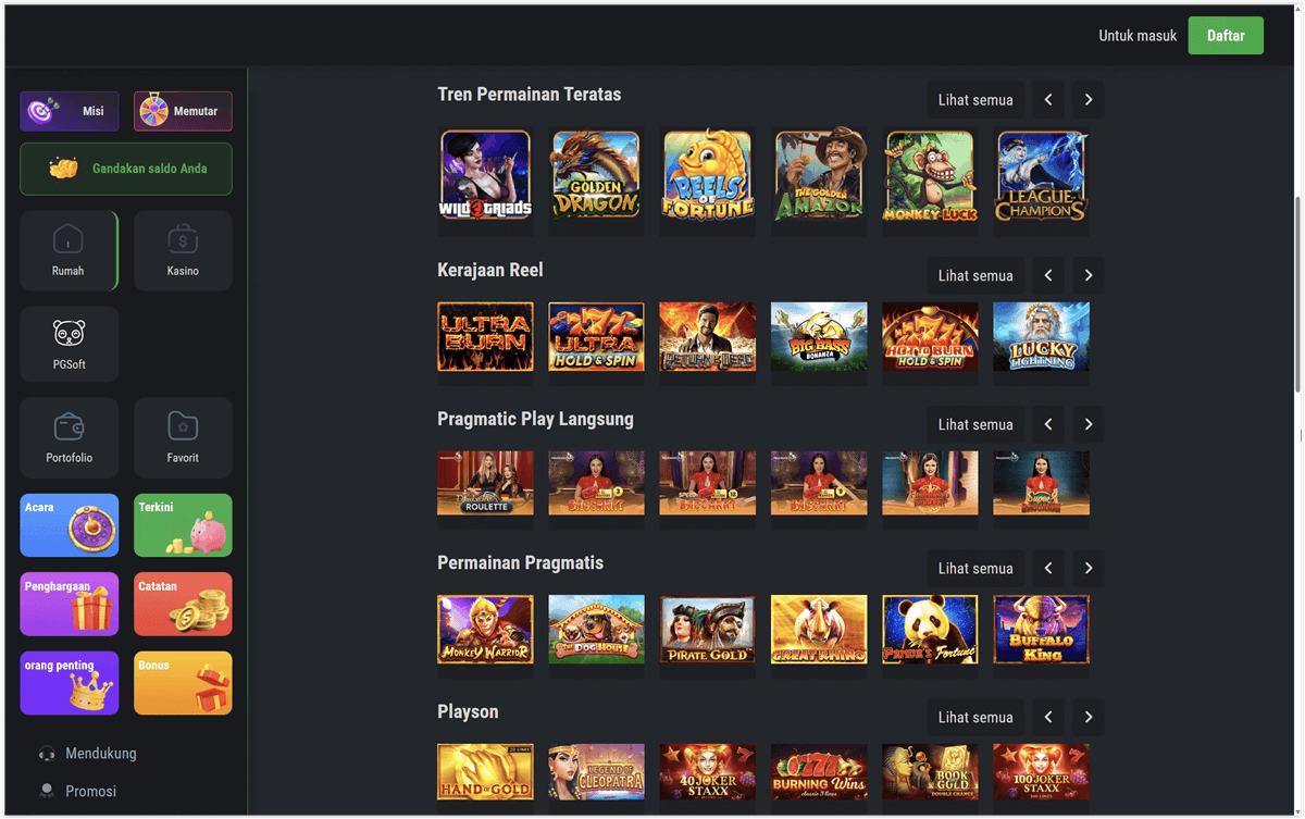 Script Web Duckbet Nexus - Slot & Casino Semua Provider