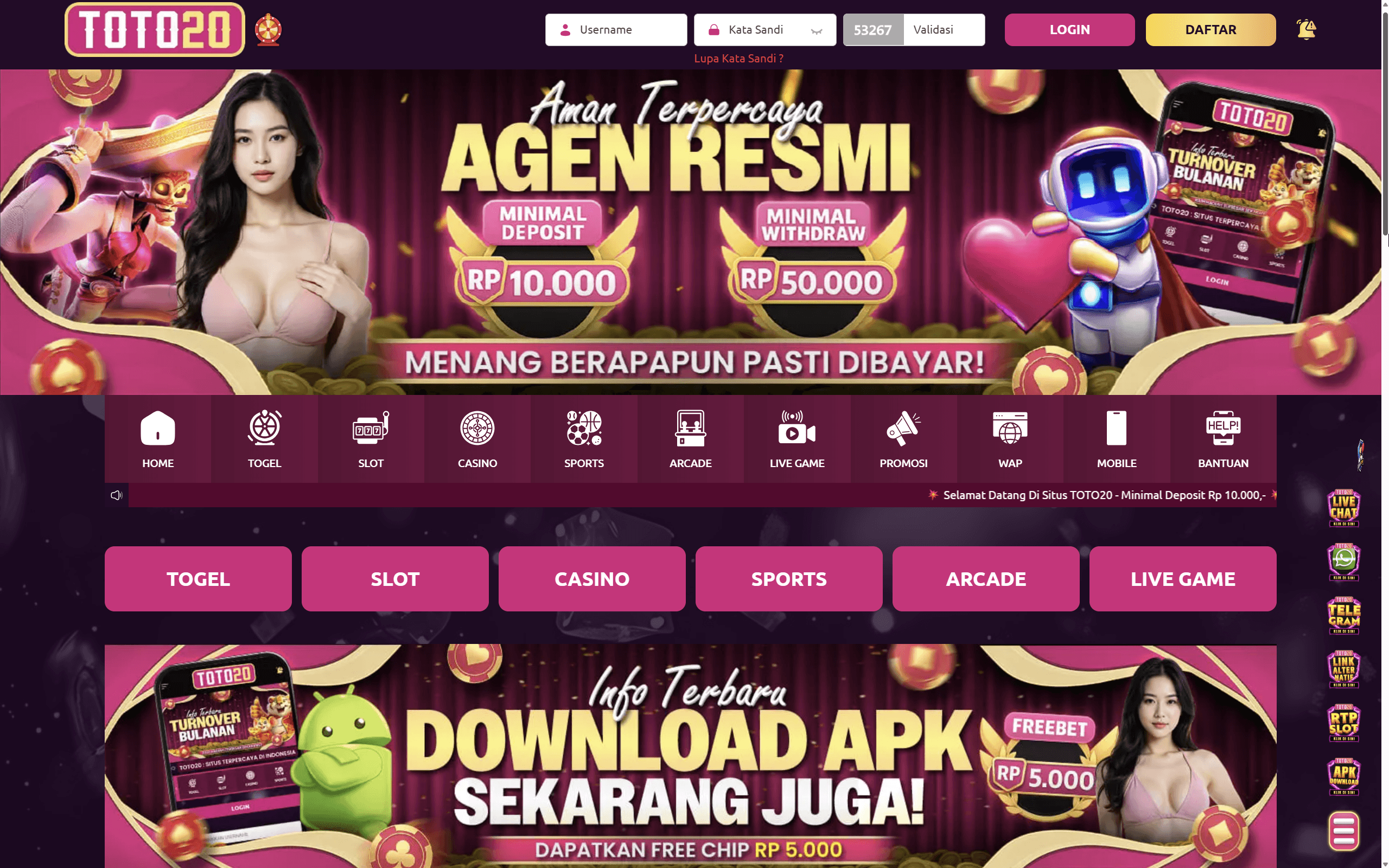 Script Web Nitro Pro - Platform Slot & Casino All in One